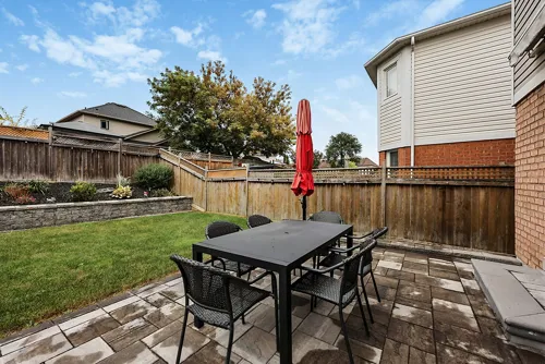 Backyard patio